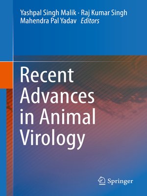 cover image of Recent Advances in Animal Virology